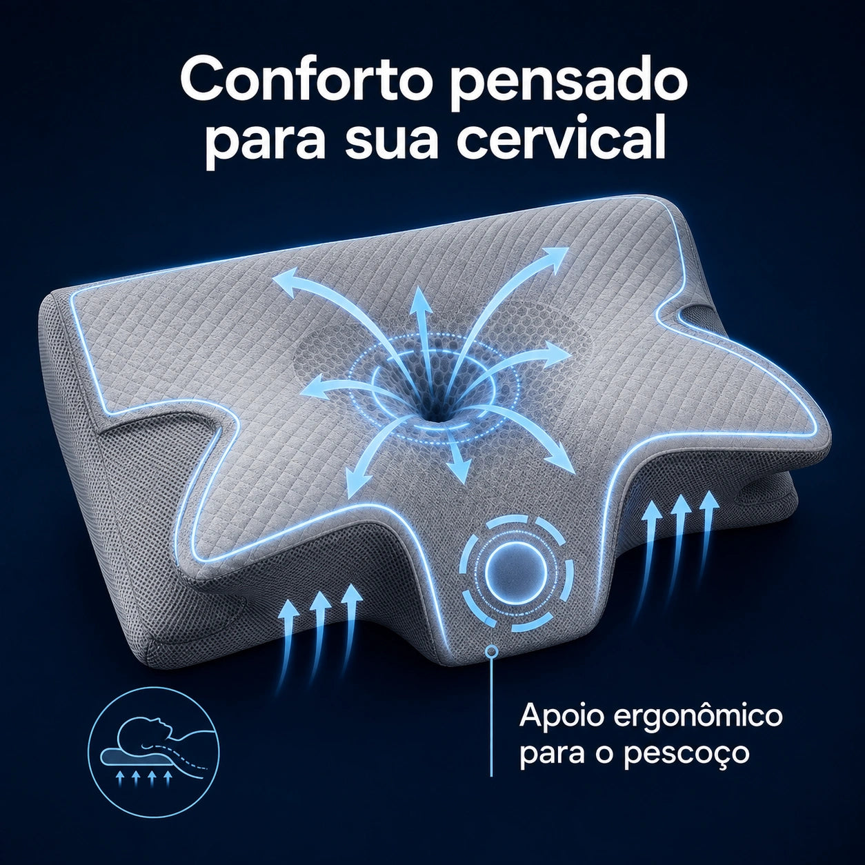 Travesseiro Aluma Ergomed